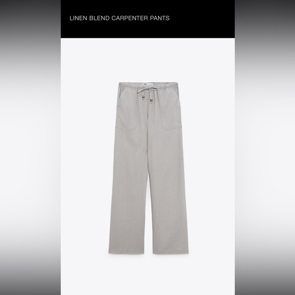 Zara linen blend pants - Picture 1 of 1